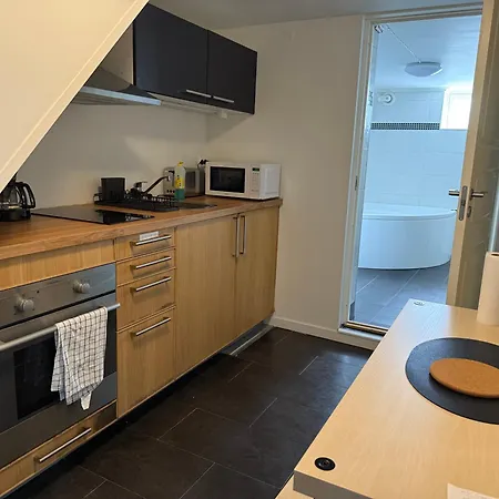 Cozy In As Sentrum One Bedroom, One Common Room, One Kitchen And Bathroom With Tub Apartmán As